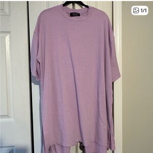 Dressed in LALA Light Purple Relaxed Tee Only